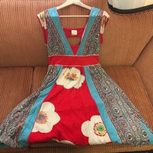 Anthropologie Ric Rac / Spring Floral Midi Dress